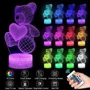 3D Lamp Acrylic USB LED Night Lights Neon Sign Lamp Xmas Christmas Decorations For Home Bedroom Birthday Decor Valentines Day Gifts - Enva Store