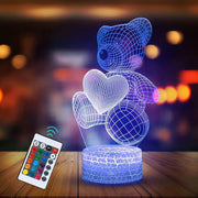 3D Lamp Acrylic USB LED Night Lights Neon Sign Lamp Xmas Christmas Decorations For Home Bedroom Birthday Decor Valentines Day Gifts - Enva Store