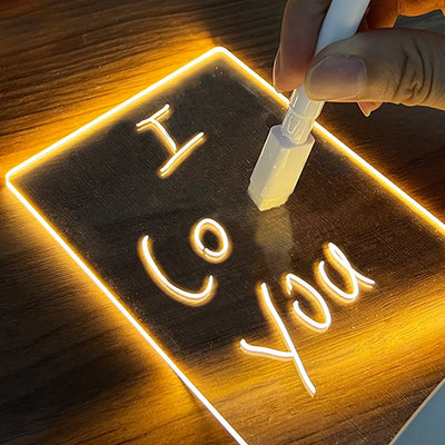 Creative Note Board Creative Led Night Light USB - Enva Store