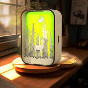 Woodcarving Light Creative Gift Minimalist Bedside Night Light Decoration - Enva Store